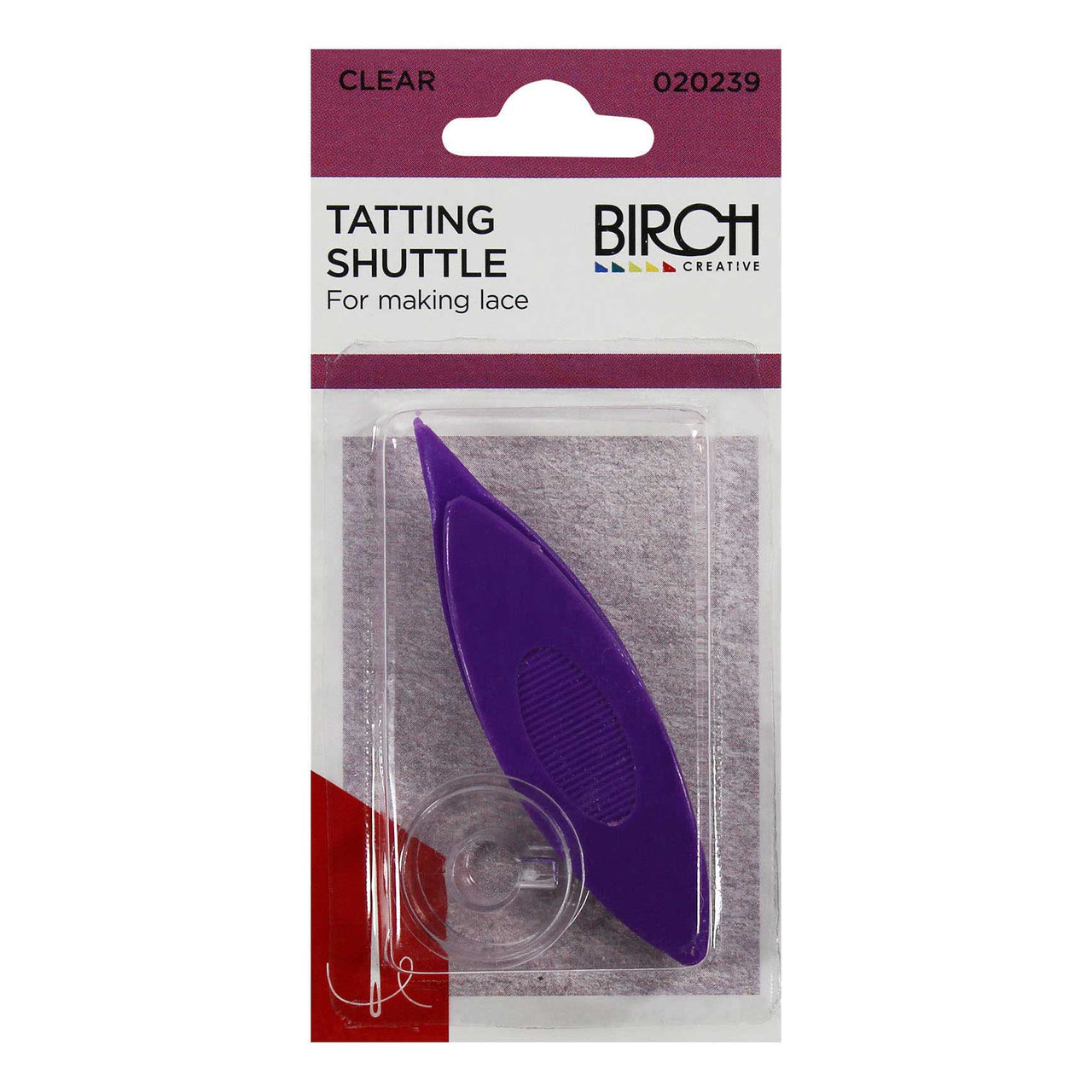 Birch Tatting Shuttle 020239 - Mooroolbark Wool