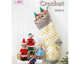 Book - King Cole Christmas Crochet Book 8