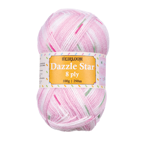Heirloom Dazzle Star 8 ply Ball Band