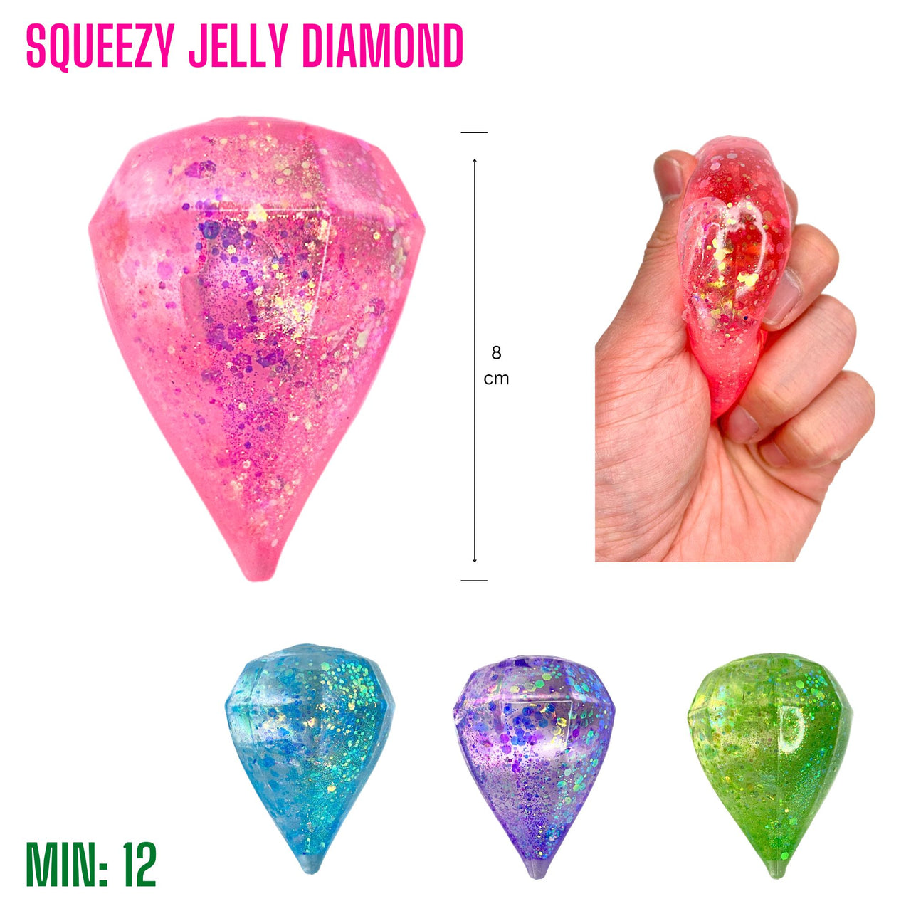 Squeeze Jelly Diamond - Mooroolbark Wool