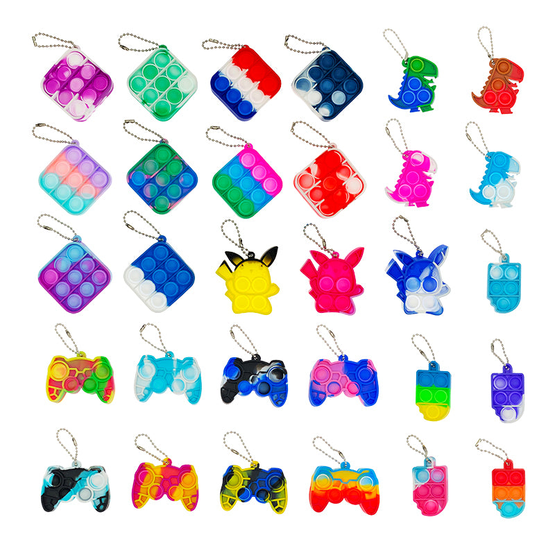 Pop It Keyring - Mooroolbark Wool