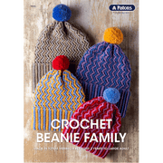 Booklet 9006 - Patons Crochet Beanie Family