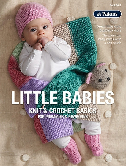 Booklet 8017 Patons Little Babies Knit Crochet Basics