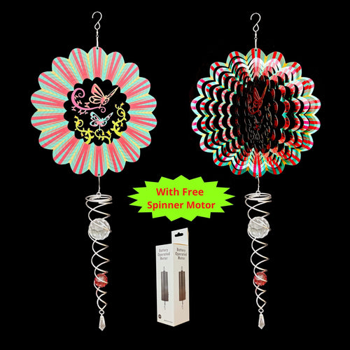 30cm Wind Spinners - Butterflies - SR-WS-030
