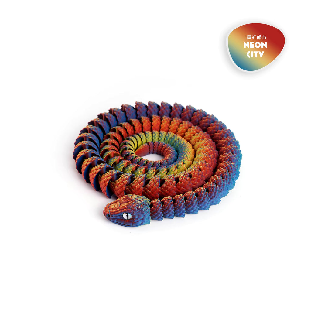 3D Printed Snake - Mega Dark Multi