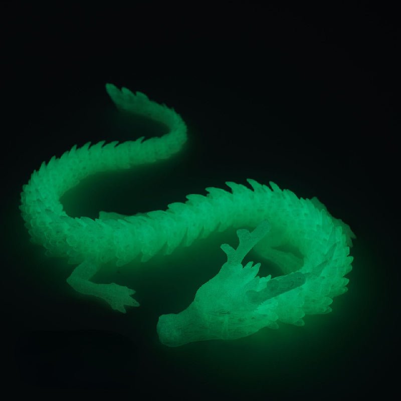 3D Printed Dragon-Glow / 30cm - Mooroolbark Wool