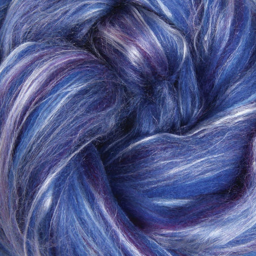 Ashford Silk Merino 20/80 Blend Fibre 107 Damson