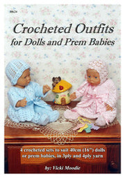 Book BK24 - Crocheted Outfits for Dolls & Prem Babies