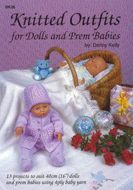 Book BK26 - Knitted Outfits for Dolls & Prem Babies