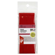 Birch Bias Binding 12mm x 5m - Red 008034