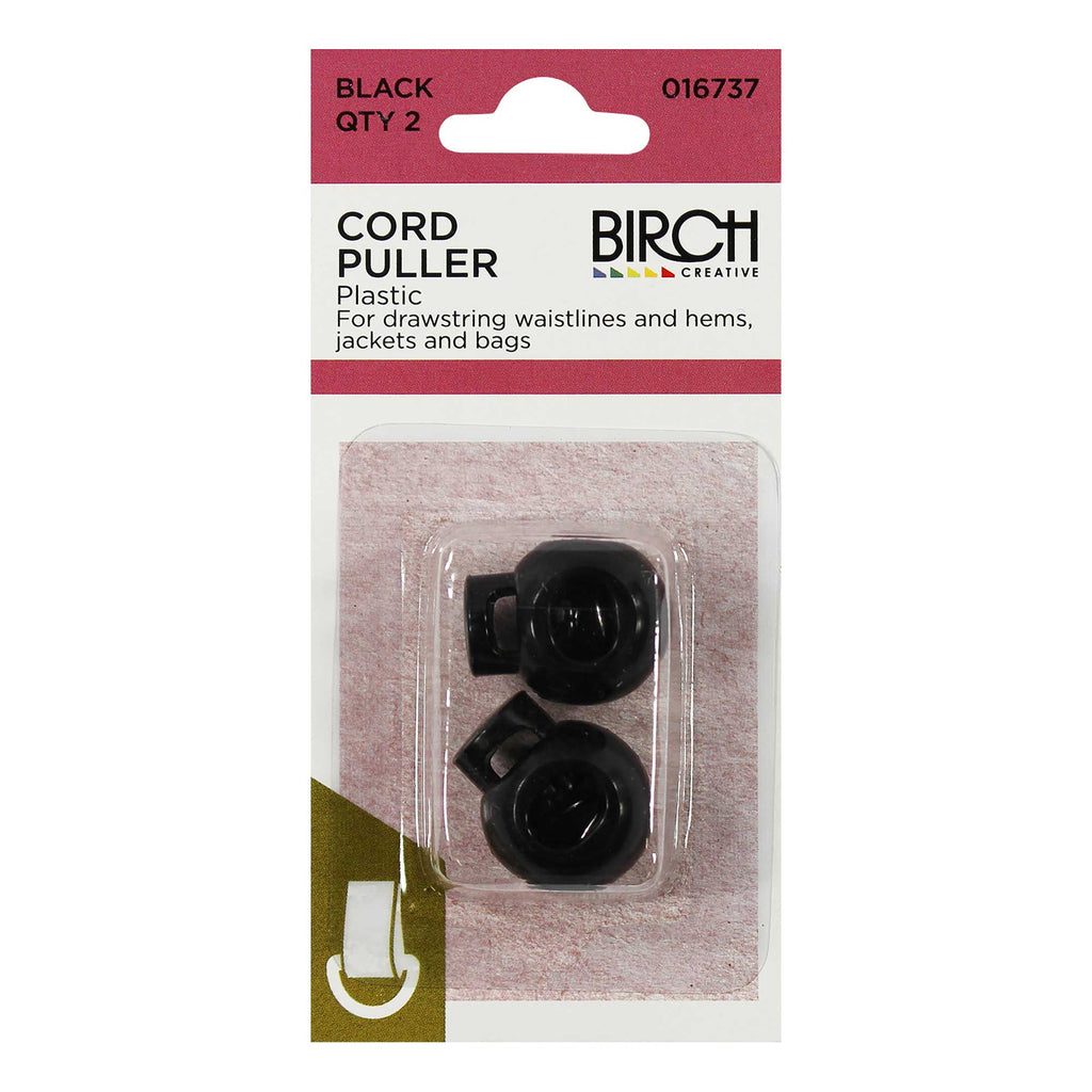 Birch Cord Puller qty 2 - Black 016737