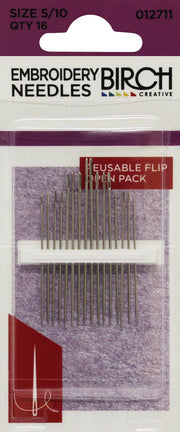 Birch Embroidery Needles size 5-10