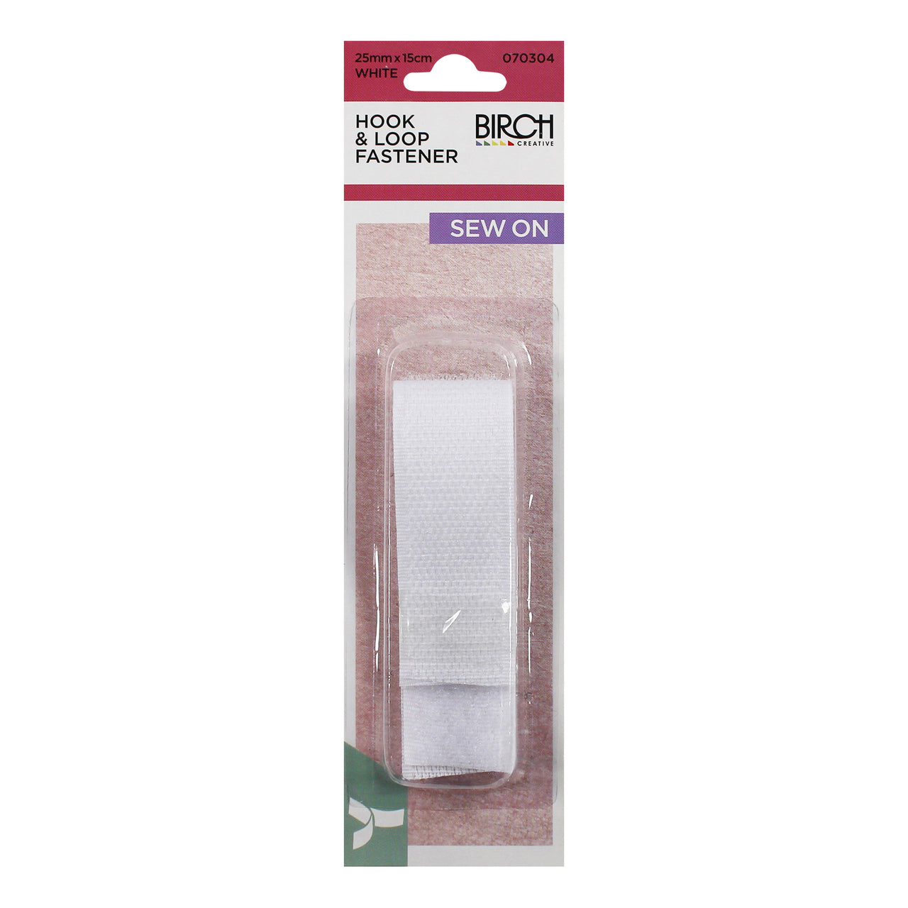 Birch Hook & Loop Fastener 070304