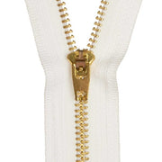 Birch Jean Zip - 18cm White