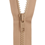 Birch Open End Zip - 46cm Fawn