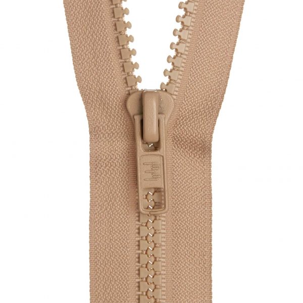 Birch Open End Zip - 66cm Fawn
