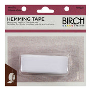 Birch Hemming Tape 20mm x 5m - White