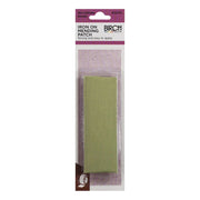 Birch Iron On Mending Patch 90 x 255mm - Khaki