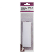 Birch Iron On Mending Patch 90 x 255mm - White