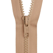 Birch Open End Zip - 61cm Fawn