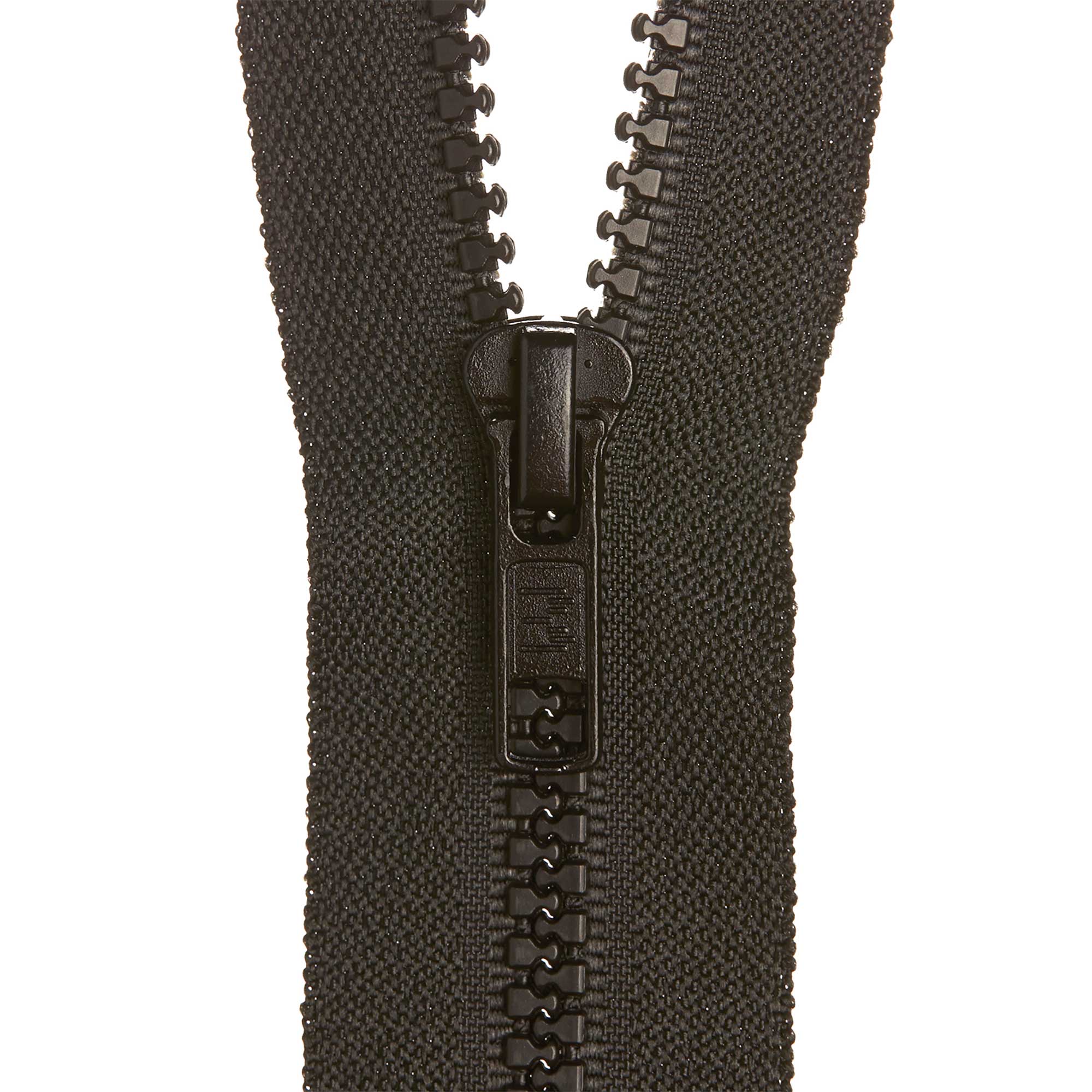Birch Open End Zip - 75cm Black