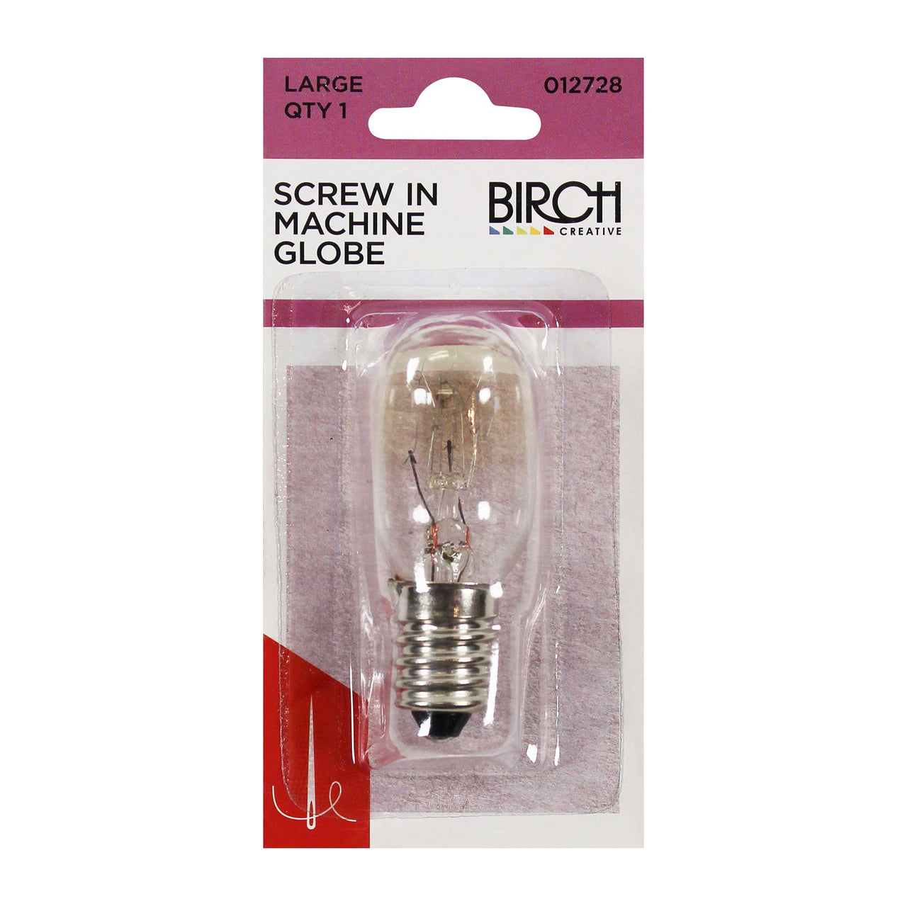 Birch Screw in Machine Globe - Large 012728