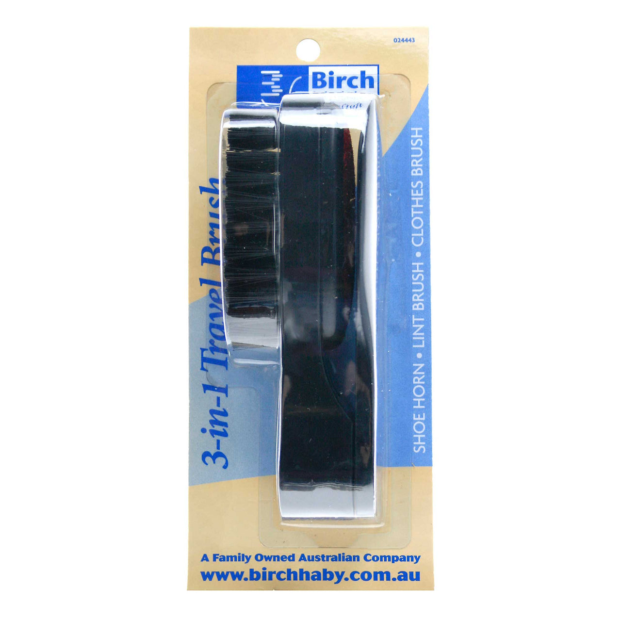 Birch Travel Brush 3 in 1 - 024443