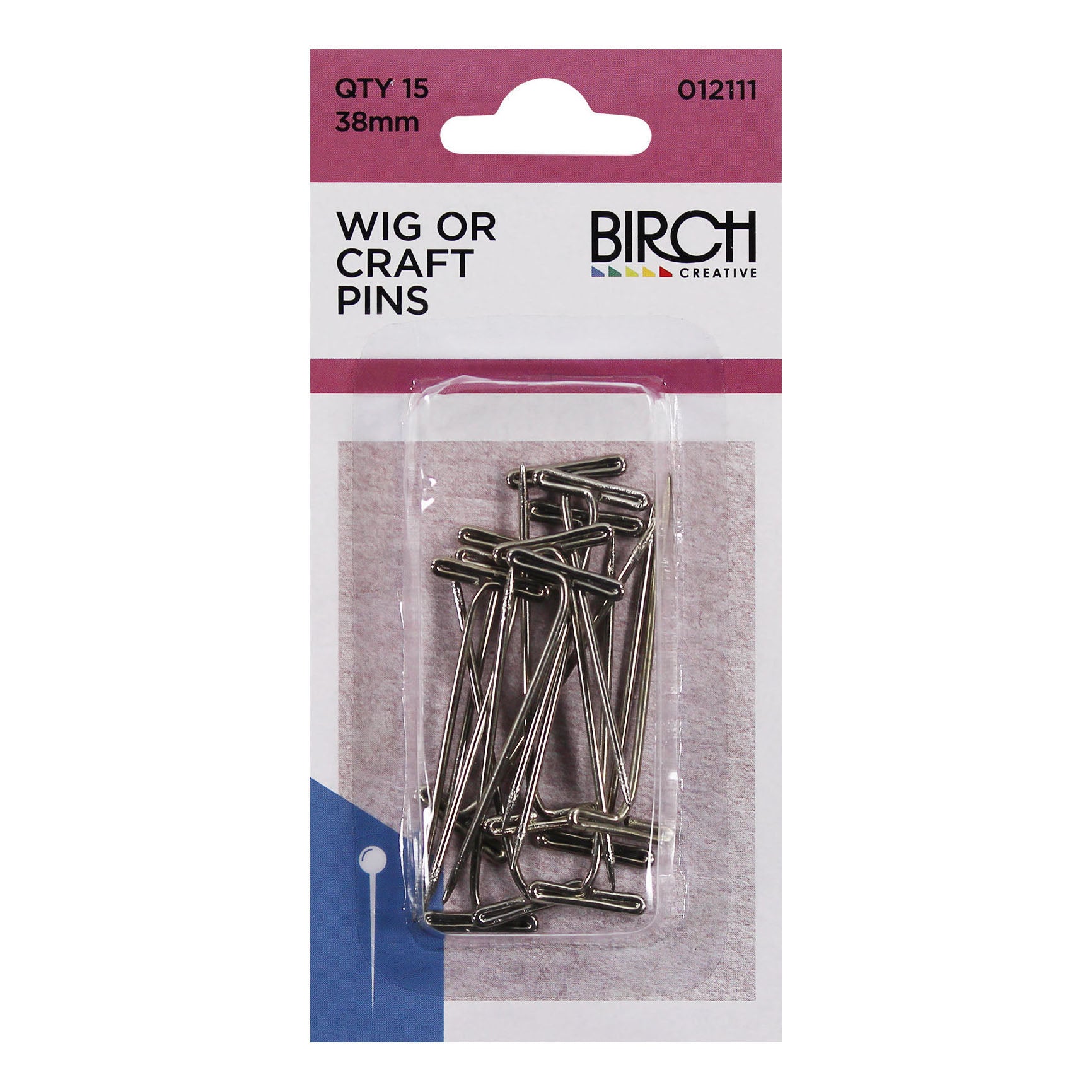 Birch Wig or Craft Pins 012111