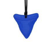 Blue Shark Tooth Silicone Fidget Necklace