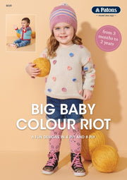 Booklet 8029 - Patons Big Baby Colour Riot