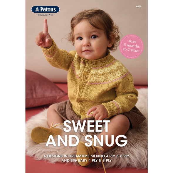 Booklet 8034 - Patons Sweet and Snug