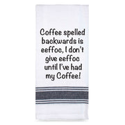 Coffee spelled backwards