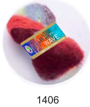 Countrywide Yarns - Colourwave 12Ply 1406 - Red/yellow/grey