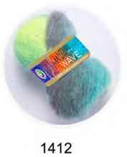 Countrywide Yarns - Colourwave 12Ply 1412 - Teal/green
