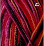 Countrywide Yarns - Happy Feet 4 Ply 25 - Sunset