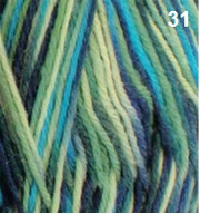 Countrywide Yarns - Happy Feet 4 Ply 31 - Forest Pond