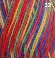 Countrywide Yarns - Happy Feet 4 Ply 32 - Jellybean