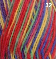 Countrywide Yarns - Happy Feet 4 Ply 32 - Jellybean