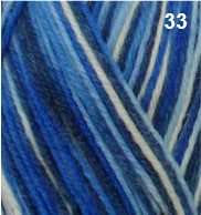 Countrywide Yarns - Happy Feet 4 Ply 33 - Blue Artic