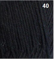 Countrywide Yarns - Happy Feet 4 Ply 40 - Jet Black