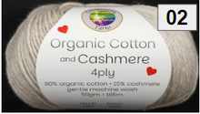 Countrywide Yarns - Organic Cotton and Cashmere 02 - Ecru