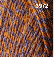 Countrywide Yarns - Windsor Marl 8 ply - Blue Orange 3972