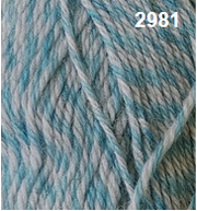 Countrywide Yarns - Windsor Marl 8 ply - Light Teal 2981