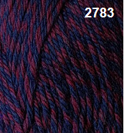 Countrywide Yarns - Windsor Marl 8 ply - Navy Wine 2783