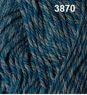 Countrywide Yarns - Windsor Marl 8 ply - Teal Grey 3870