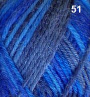Countrywide Yarns - Windsor Print 8 ply - Blue Purple Grey 51