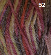 Countrywide Yarns - Windsor Print 8 ply - Brown Pink Purple 52
