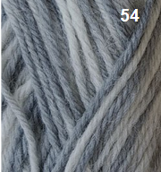 Countrywide Yarns - Windsor Print 8 ply - Grey Cream 54