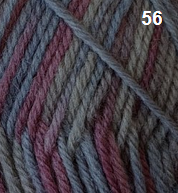 Countrywide Yarns - Windsor Print 8 ply - Grey Red Green 56