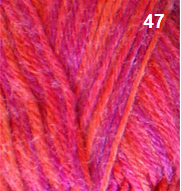 Countrywide Yarns - Windsor Print 8 ply - Red Pink Orange 47